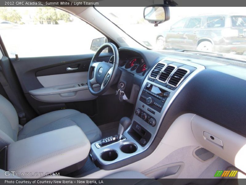 Summit White / Light Titanium 2012 GMC Acadia SL