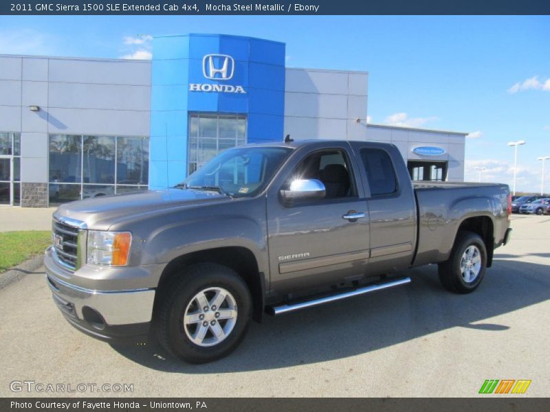 Mocha Steel Metallic / Ebony 2011 GMC Sierra 1500 SLE Extended Cab 4x4