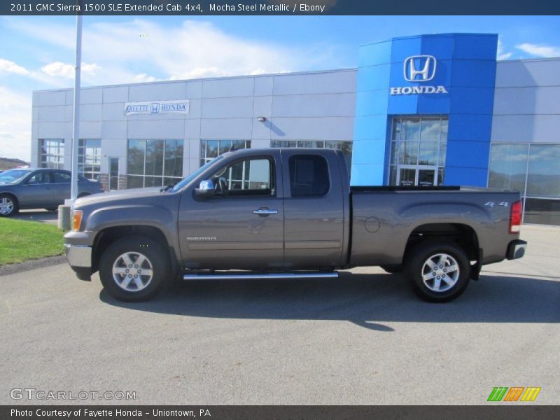 Mocha Steel Metallic / Ebony 2011 GMC Sierra 1500 SLE Extended Cab 4x4