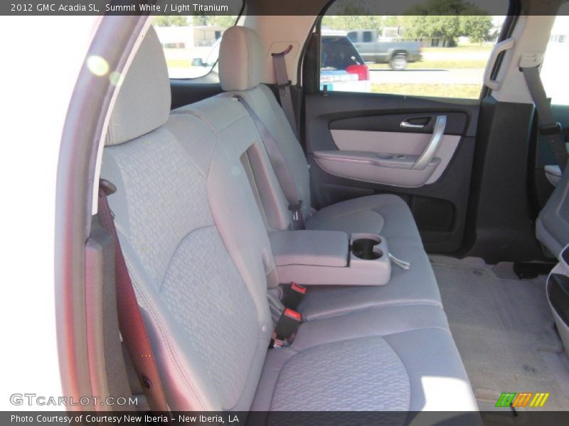 Summit White / Light Titanium 2012 GMC Acadia SL