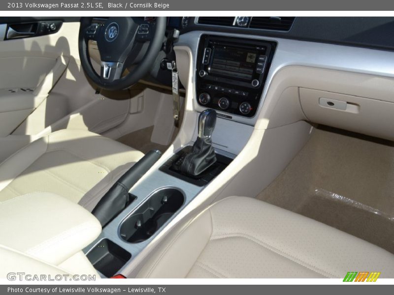 Black / Cornsilk Beige 2013 Volkswagen Passat 2.5L SE