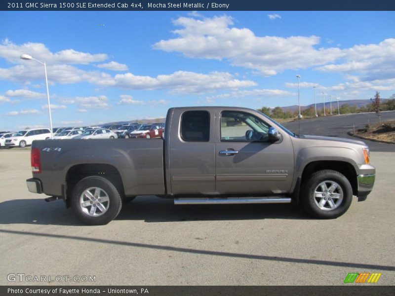 Mocha Steel Metallic / Ebony 2011 GMC Sierra 1500 SLE Extended Cab 4x4