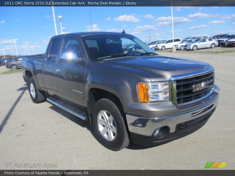 Mocha Steel Metallic / Ebony 2011 GMC Sierra 1500 SLE Extended Cab 4x4
