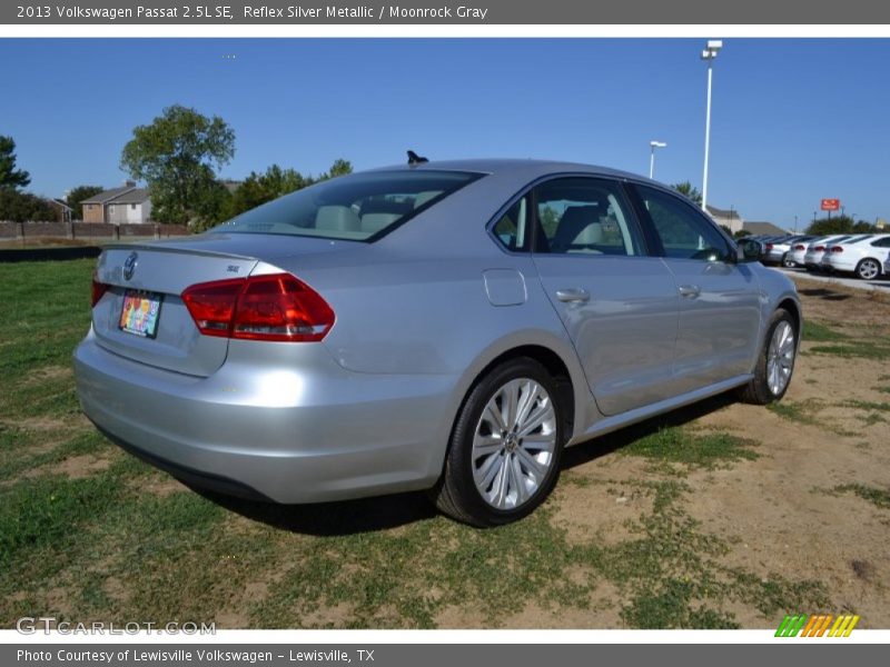 Reflex Silver Metallic / Moonrock Gray 2013 Volkswagen Passat 2.5L SE