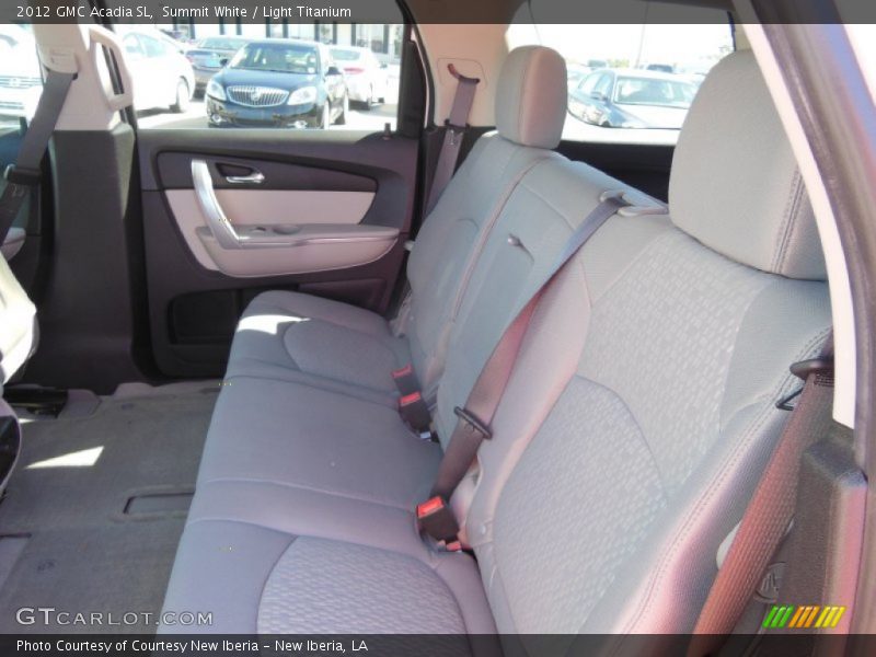 Summit White / Light Titanium 2012 GMC Acadia SL
