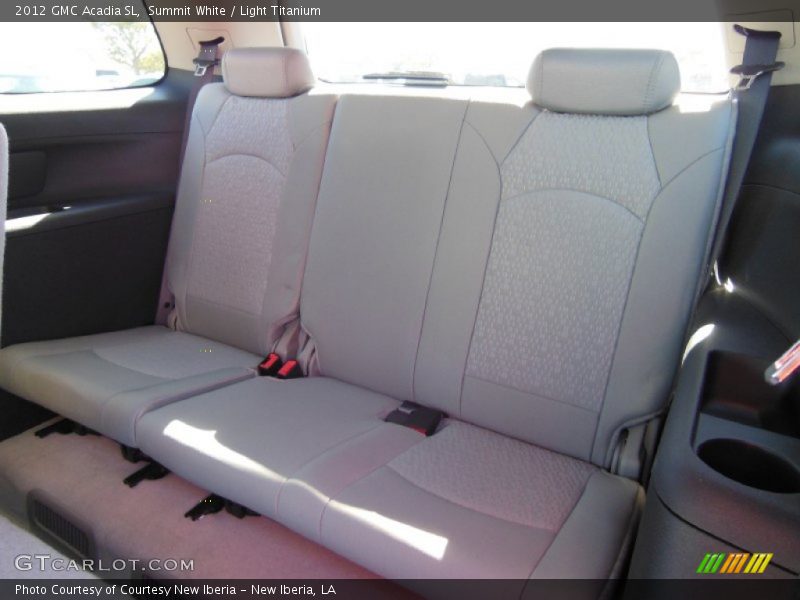 Summit White / Light Titanium 2012 GMC Acadia SL
