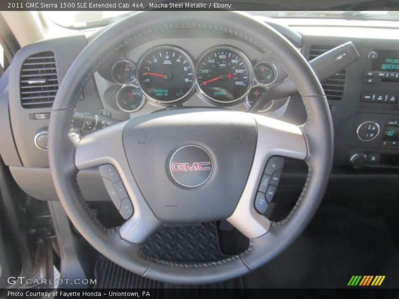 Mocha Steel Metallic / Ebony 2011 GMC Sierra 1500 SLE Extended Cab 4x4