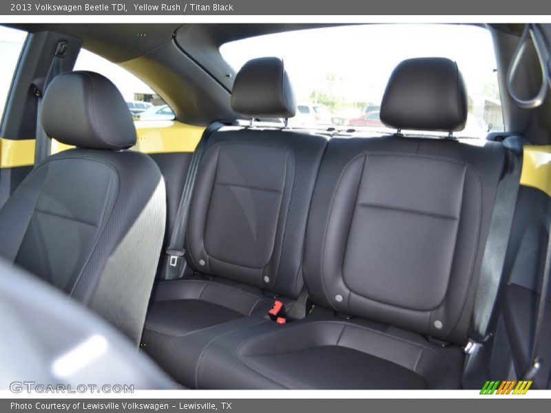 Yellow Rush / Titan Black 2013 Volkswagen Beetle TDI