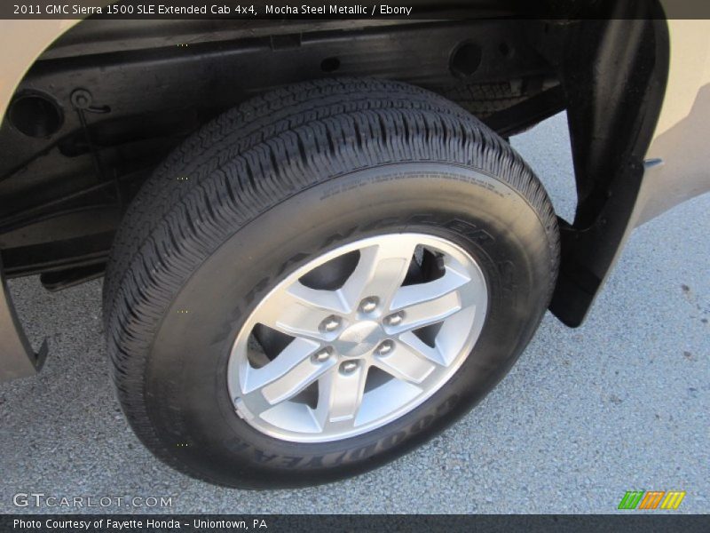 Mocha Steel Metallic / Ebony 2011 GMC Sierra 1500 SLE Extended Cab 4x4