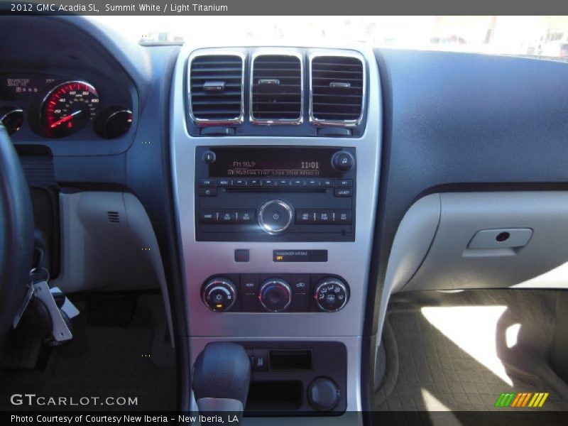 Summit White / Light Titanium 2012 GMC Acadia SL