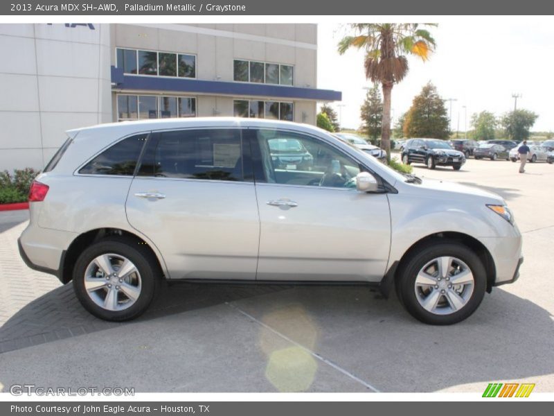 Palladium Metallic / Graystone 2013 Acura MDX SH-AWD
