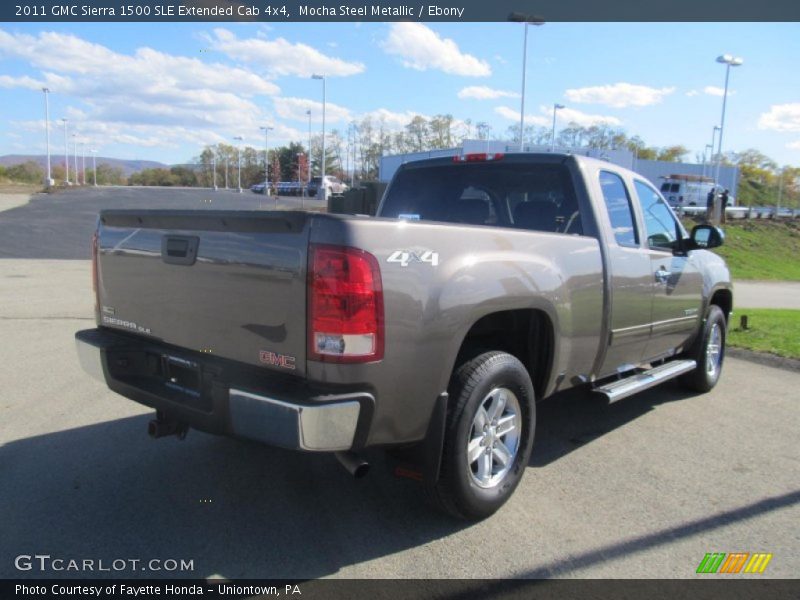 Mocha Steel Metallic / Ebony 2011 GMC Sierra 1500 SLE Extended Cab 4x4