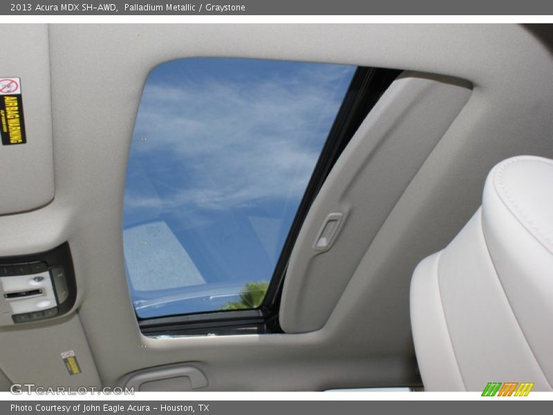 Sunroof of 2013 MDX SH-AWD