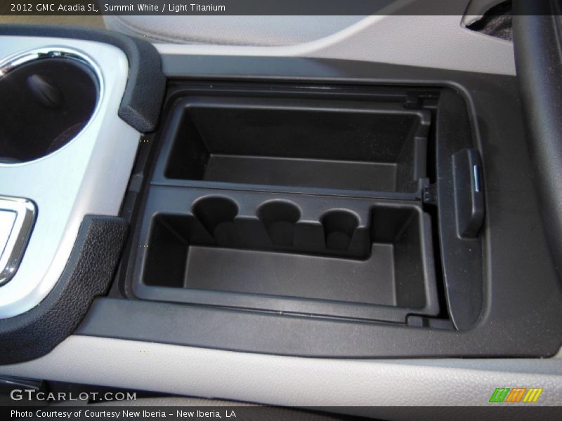 Summit White / Light Titanium 2012 GMC Acadia SL