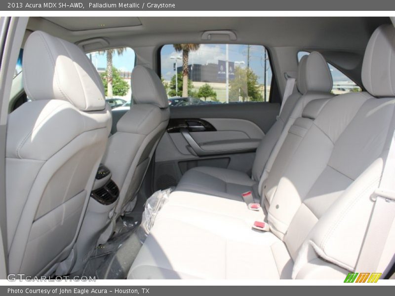 Rear Seat of 2013 MDX SH-AWD