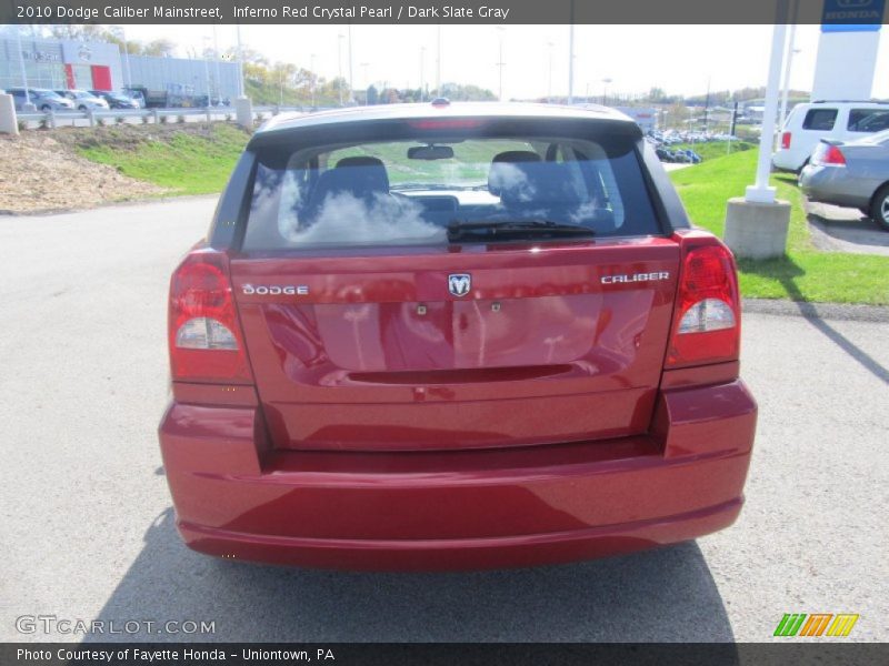 Inferno Red Crystal Pearl / Dark Slate Gray 2010 Dodge Caliber Mainstreet