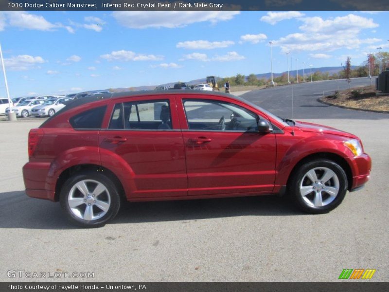 Inferno Red Crystal Pearl / Dark Slate Gray 2010 Dodge Caliber Mainstreet