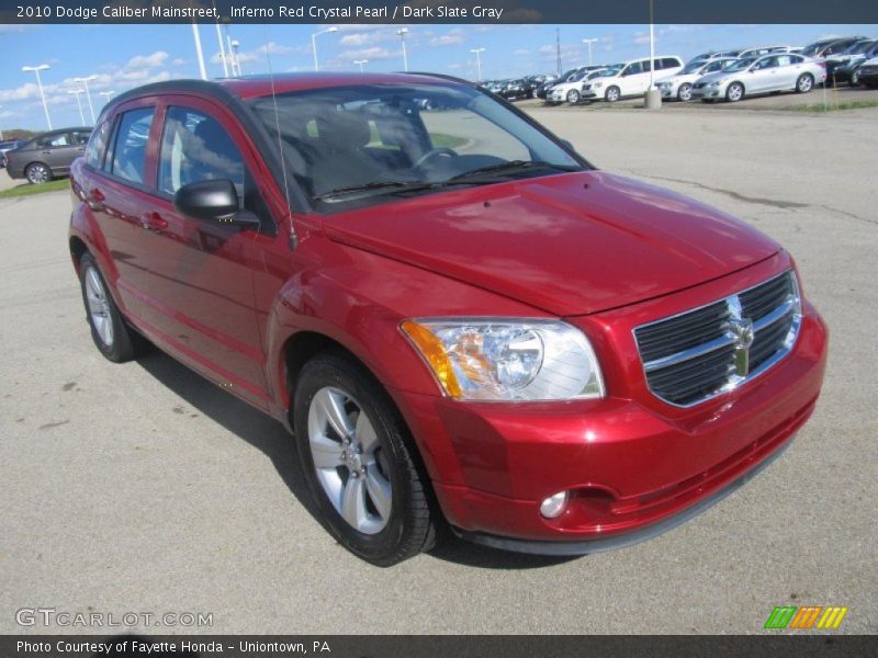 Inferno Red Crystal Pearl / Dark Slate Gray 2010 Dodge Caliber Mainstreet