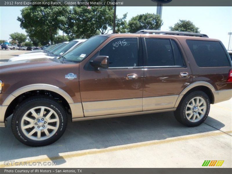 Golden Bronze Metallic / Chaparral 2012 Ford Expedition King Ranch