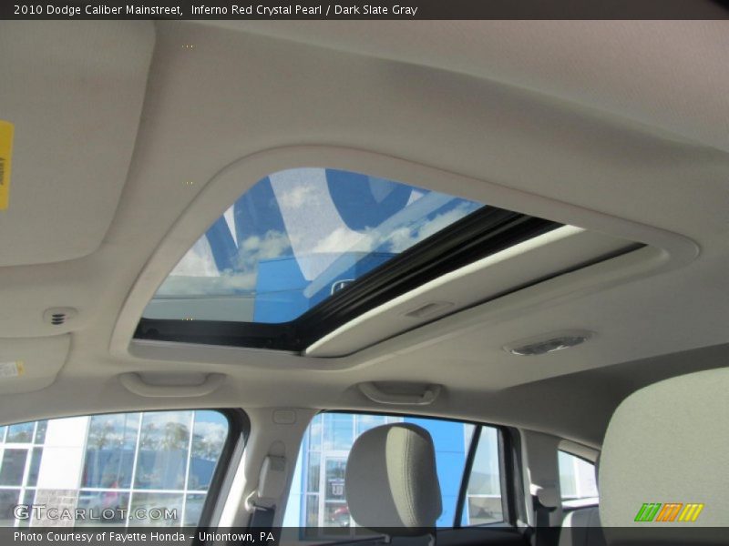 Inferno Red Crystal Pearl / Dark Slate Gray 2010 Dodge Caliber Mainstreet