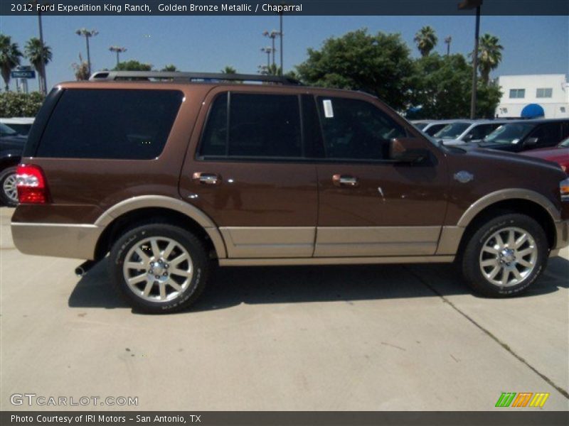 Golden Bronze Metallic / Chaparral 2012 Ford Expedition King Ranch