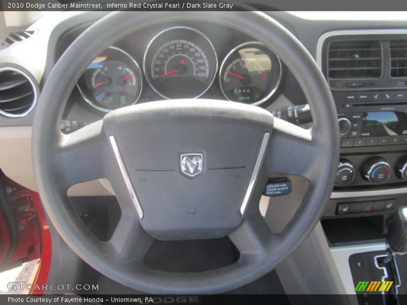 Inferno Red Crystal Pearl / Dark Slate Gray 2010 Dodge Caliber Mainstreet
