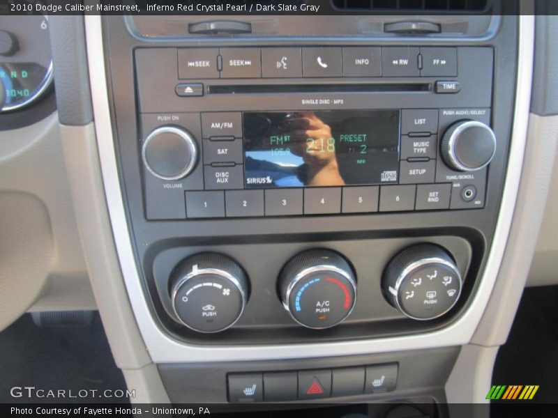 Inferno Red Crystal Pearl / Dark Slate Gray 2010 Dodge Caliber Mainstreet