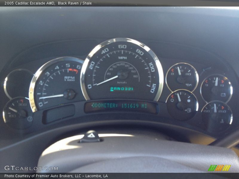 Black Raven / Shale 2005 Cadillac Escalade AWD