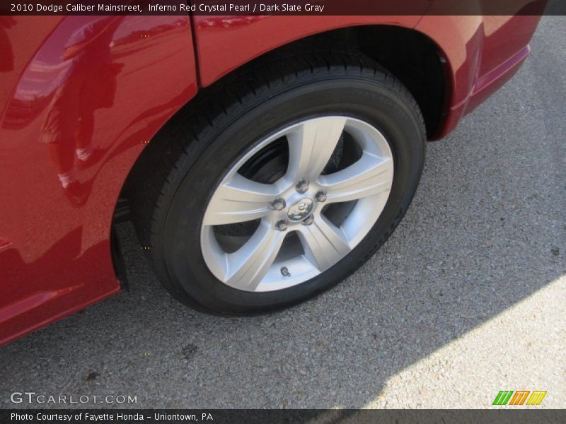 Inferno Red Crystal Pearl / Dark Slate Gray 2010 Dodge Caliber Mainstreet