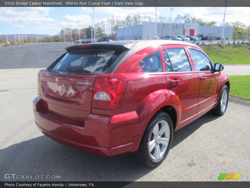 Inferno Red Crystal Pearl / Dark Slate Gray 2010 Dodge Caliber Mainstreet