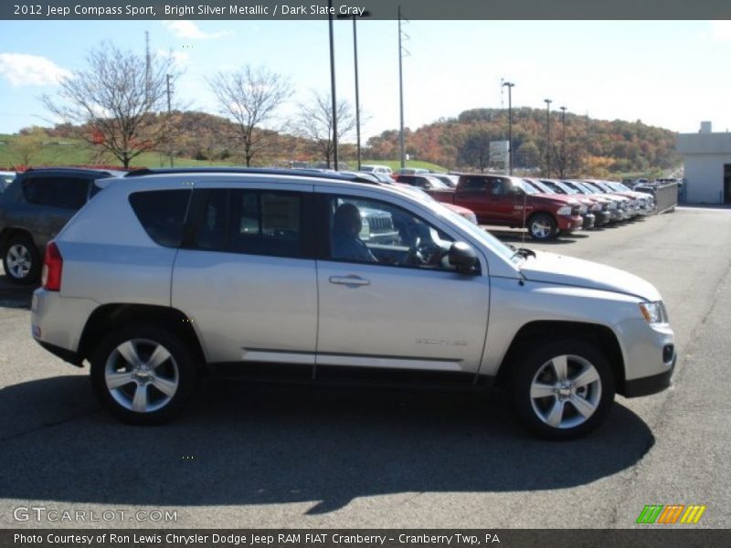 Bright Silver Metallic / Dark Slate Gray 2012 Jeep Compass Sport