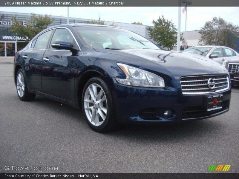 Navy Blue Metallic / Charcoal 2009 Nissan Maxima 3.5 SV Premium
