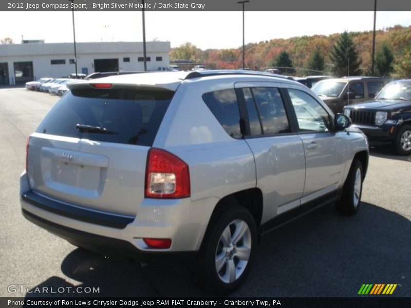 Bright Silver Metallic / Dark Slate Gray 2012 Jeep Compass Sport