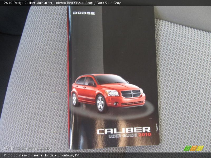 Inferno Red Crystal Pearl / Dark Slate Gray 2010 Dodge Caliber Mainstreet