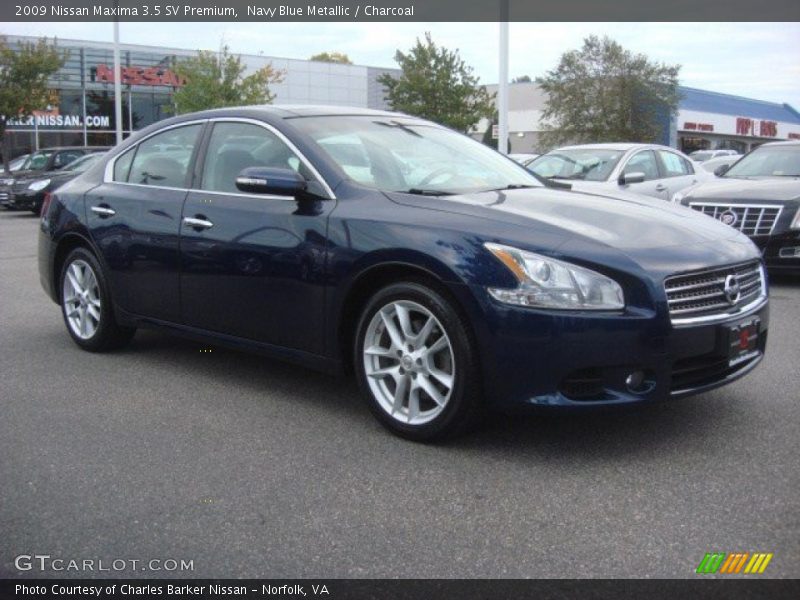 Navy Blue Metallic / Charcoal 2009 Nissan Maxima 3.5 SV Premium
