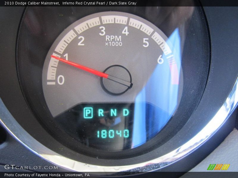 Inferno Red Crystal Pearl / Dark Slate Gray 2010 Dodge Caliber Mainstreet
