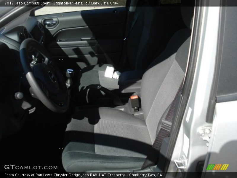 Bright Silver Metallic / Dark Slate Gray 2012 Jeep Compass Sport