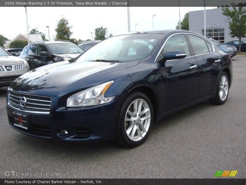 Navy Blue Metallic / Charcoal 2009 Nissan Maxima 3.5 SV Premium