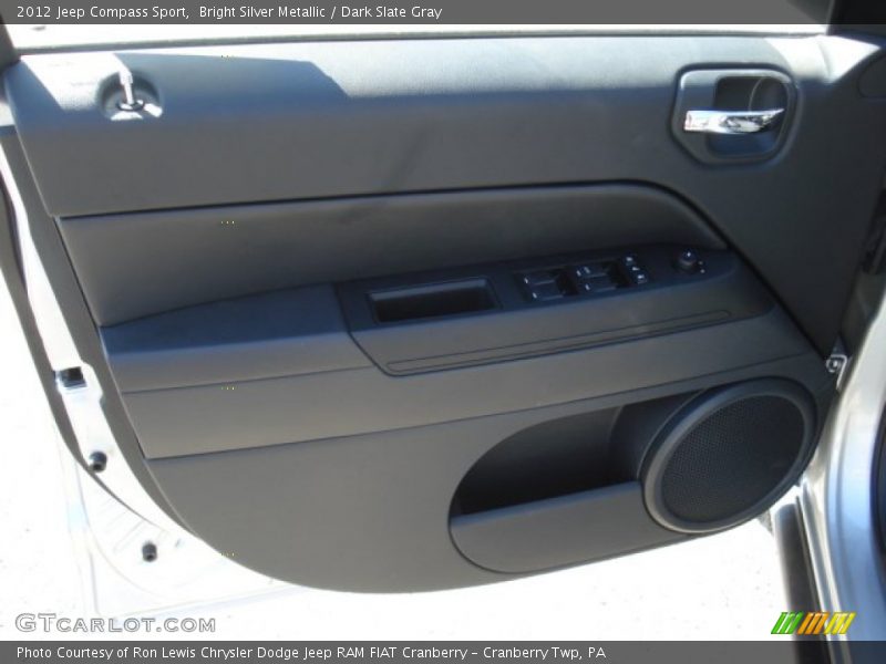 Bright Silver Metallic / Dark Slate Gray 2012 Jeep Compass Sport
