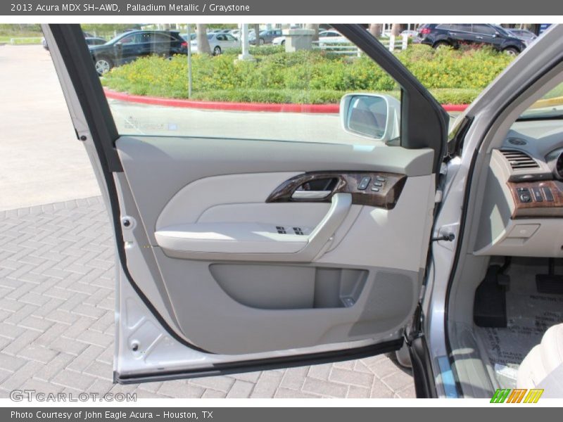 Palladium Metallic / Graystone 2013 Acura MDX SH-AWD