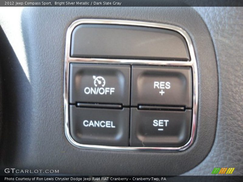 Bright Silver Metallic / Dark Slate Gray 2012 Jeep Compass Sport