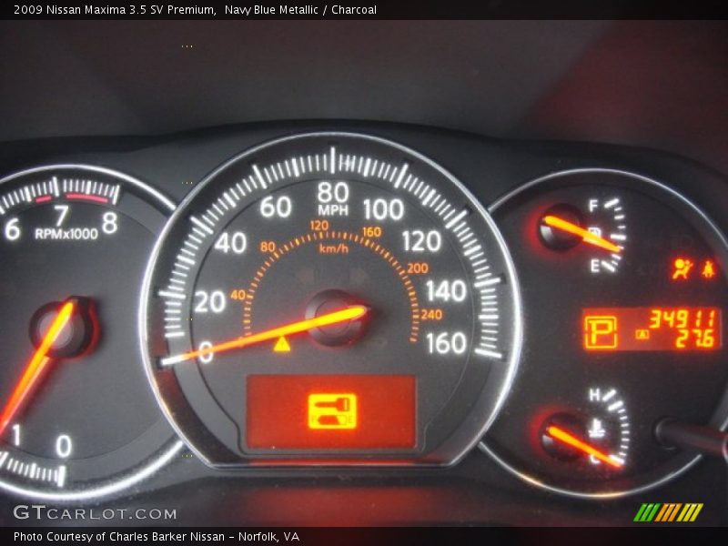 Navy Blue Metallic / Charcoal 2009 Nissan Maxima 3.5 SV Premium