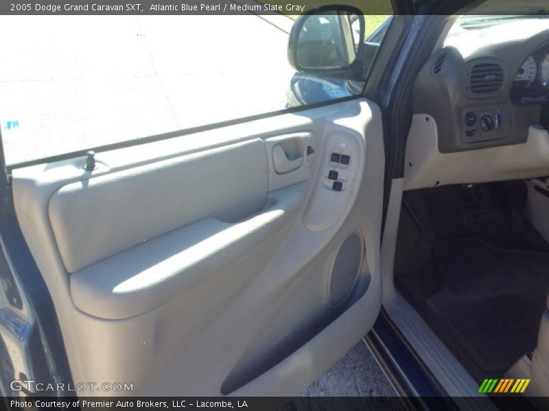 Atlantic Blue Pearl / Medium Slate Gray 2005 Dodge Grand Caravan SXT