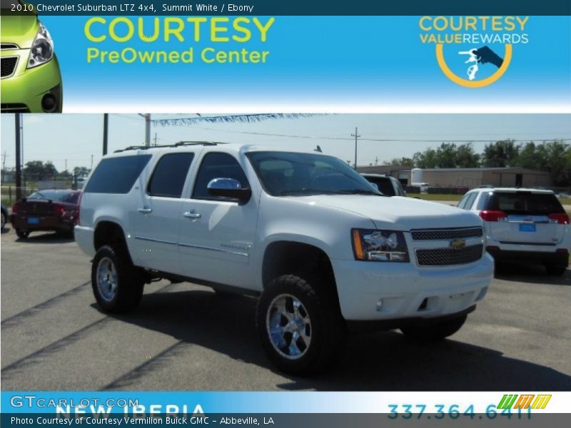 Summit White / Ebony 2010 Chevrolet Suburban LTZ 4x4