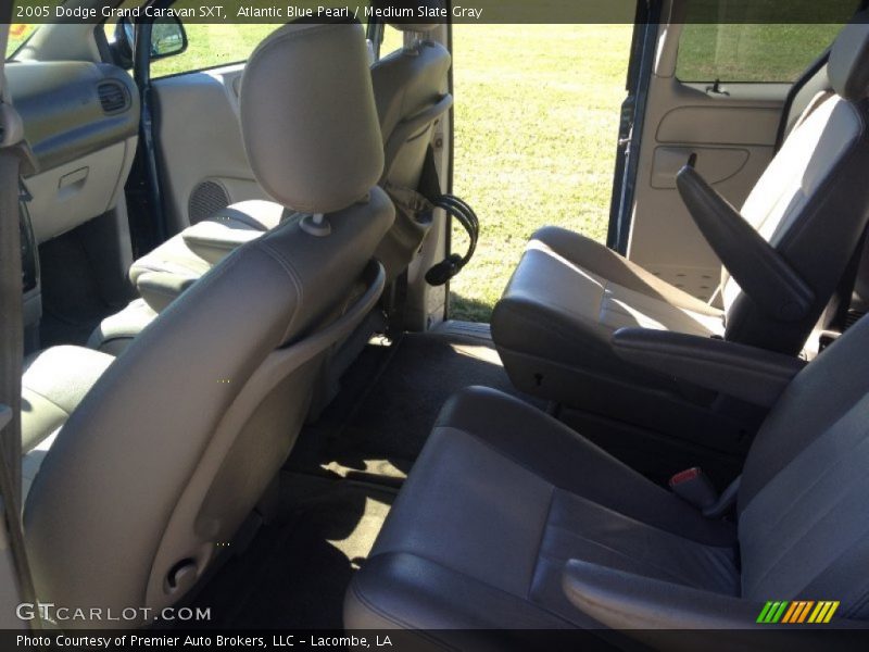 Atlantic Blue Pearl / Medium Slate Gray 2005 Dodge Grand Caravan SXT