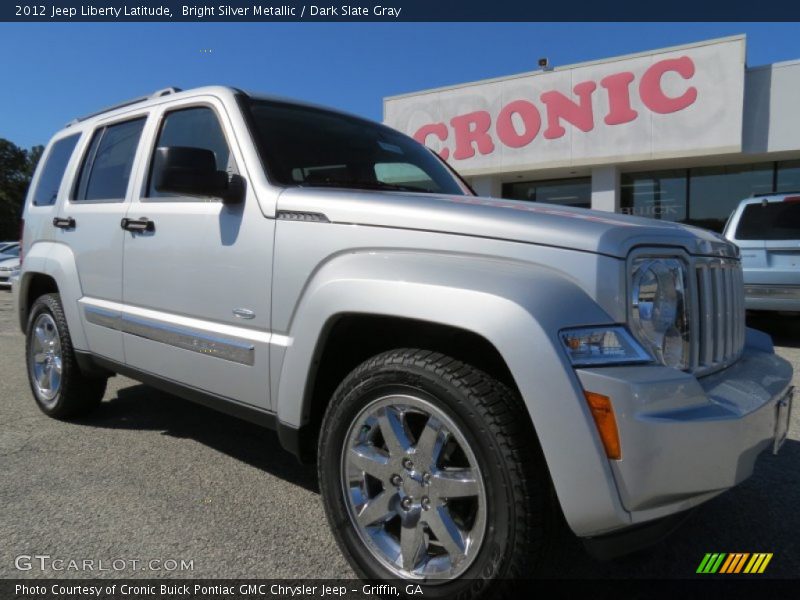 Bright Silver Metallic / Dark Slate Gray 2012 Jeep Liberty Latitude