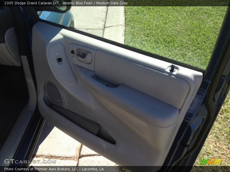 Atlantic Blue Pearl / Medium Slate Gray 2005 Dodge Grand Caravan SXT