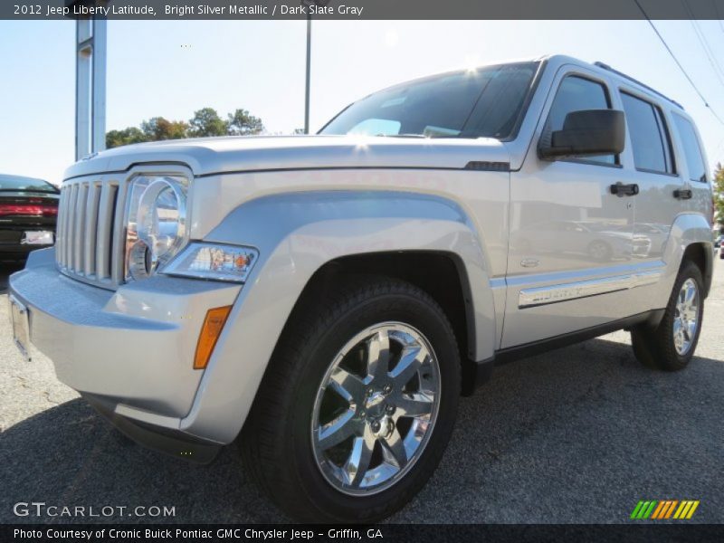 Bright Silver Metallic / Dark Slate Gray 2012 Jeep Liberty Latitude