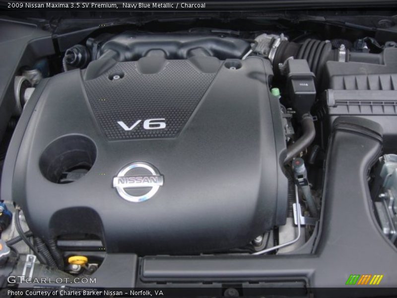 Navy Blue Metallic / Charcoal 2009 Nissan Maxima 3.5 SV Premium