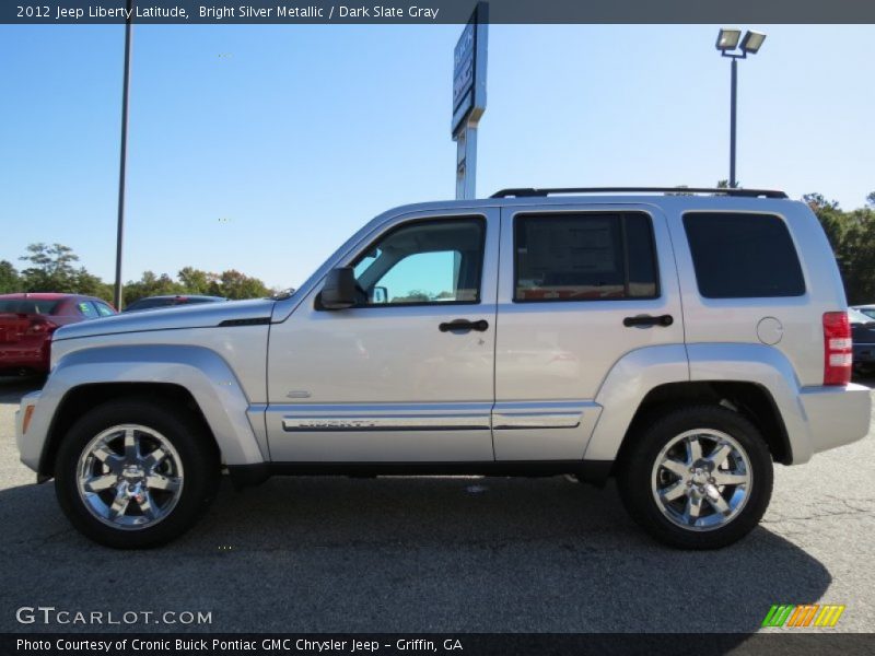 Bright Silver Metallic / Dark Slate Gray 2012 Jeep Liberty Latitude
